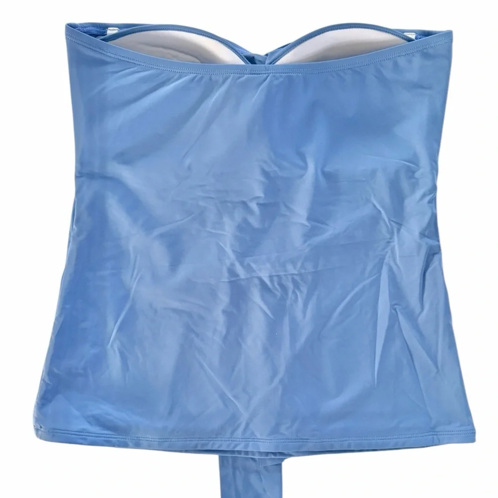 Tommy Bahama Pearl Sarong Wrap Bandini Top - Blue Monday - Picture 5 of 10